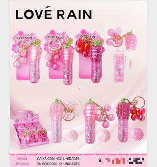 Lip gloss c/12pcs LOVE RAIN