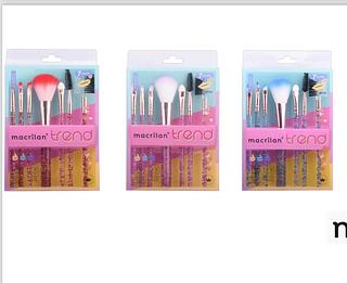Kit com 7 Pinceis Trend /12pcts Macrilan
