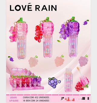 Lip gloss c/24pcs LOVE RAIN