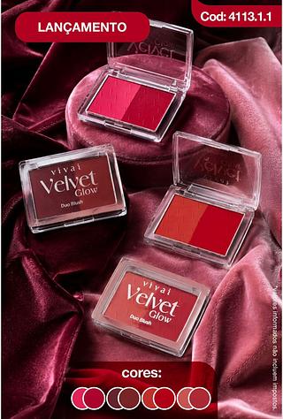 Duo blush velvet glow c/24pcs VIVAI