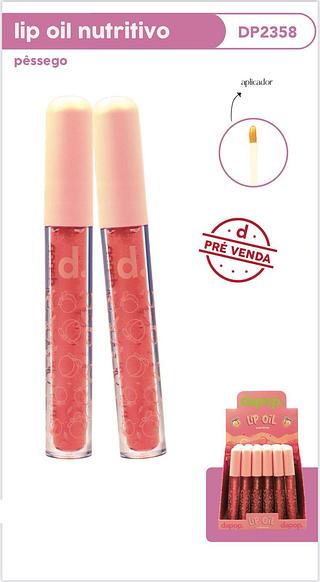 Lip Oil Nutritivo Pêssego /36pçs Dapop