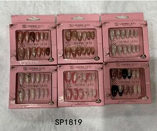 Unha postica em pvc c/12pcs SABRINA SATO