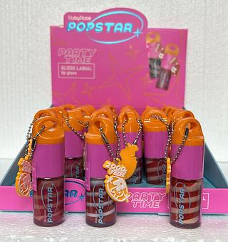 Gloss labial party time popstar c/36pcs RUBY ROSE