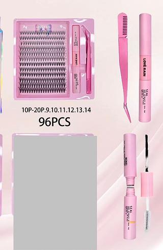 Kit cilios（tufinho）/12pcs 10p-20p LOVE RAIN