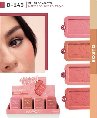 Blush Compacto c/24pçs HUDAMOJI