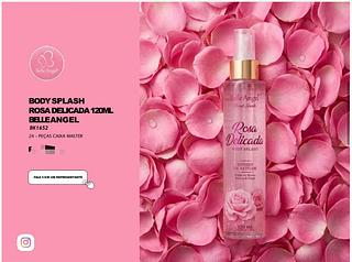 Body Splash Rosa Mosqueta 120ml c/24pcs BELLE ANGEL