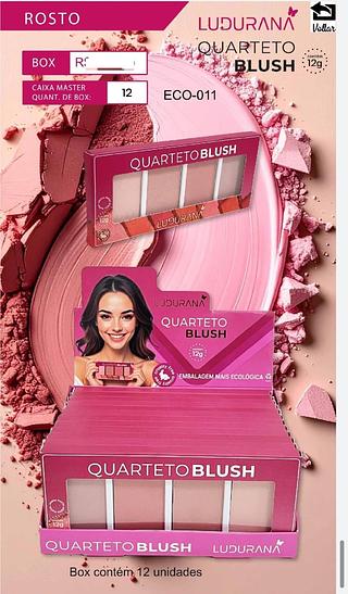 Quarteto Blush c/12pcs LUDURANAN