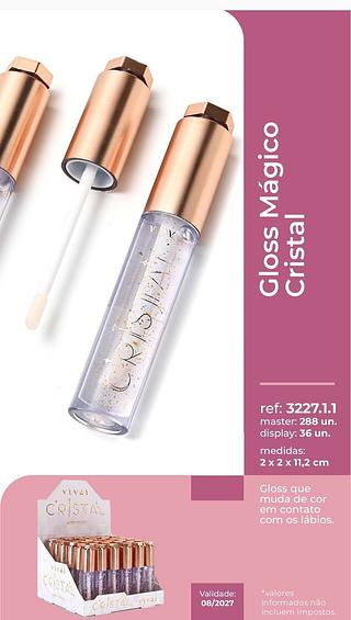 Gloss Cristal Mágico/ 36pçs VIVAI
