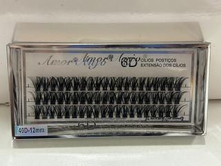 Cilios tufinho (40D/12mm ) Amor & Anjo /10pçs