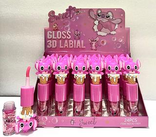 Gloss Labial 3D C/24pcs BEST SHOPEE