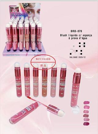 Blush Liquido c/esponja a prova D´agua /36pcs Bobbi Rara