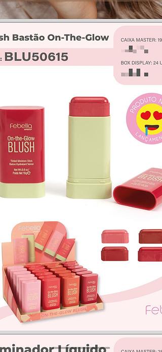 Blush em bastao c/24pcs (BLU50615) FEBELLA