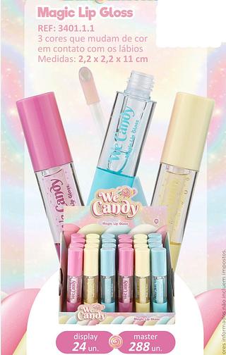 Magic lip gloss we candy /24pcs Vivai