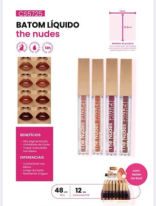 Batom Liquido (The Nudes) c/48ps Pink21