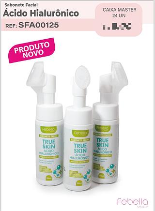 Sabonete Facial Ácido Hialurônico c/24pçs Febella