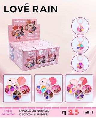 Kit sombras c/24pcs LOVE RAIN