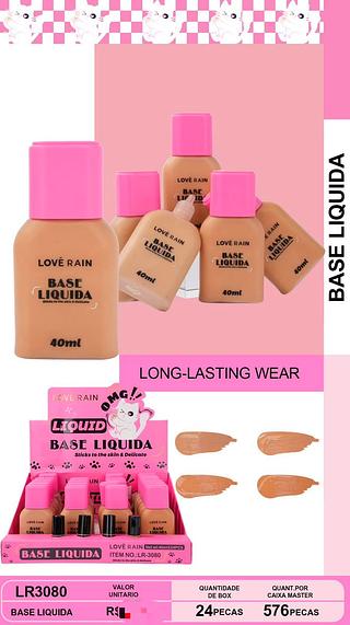 Base liquido /24pcs LOVE RAIN