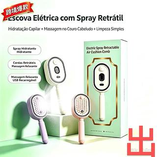 Escova eletrica com spray retratil