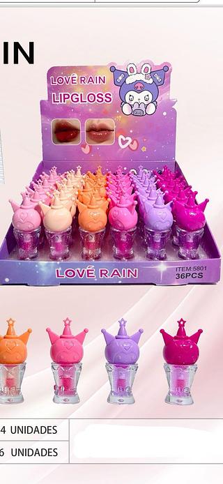 Lip Gloss c/36pcs (LR-5801) LOVE RAIN