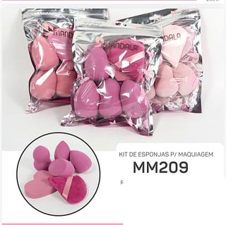 Kit de Esponja para Maquiagem c/12pçs Sabrina Sato