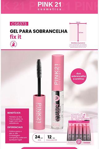 Gel para sobrancelha /24pcs PINK 21