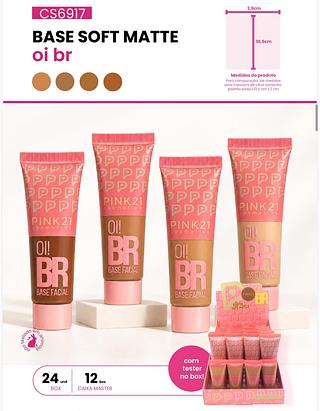 Base soft matte oi br C/24pcs pink 21