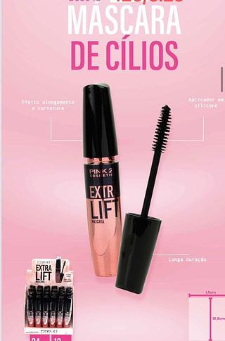 Mascara de cilios Extra Lift/ 24pçs (CS3548) Pink21