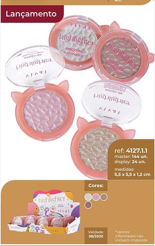 Estojo de iluminador lilly /24pcs Vivai