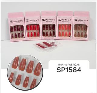 Unha postica em pvc c/12pcs SABRINA SATO