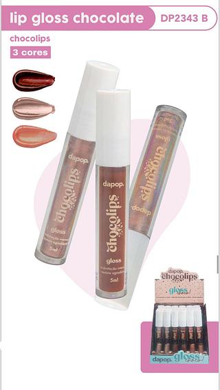 Lip Gloss Chocolate C/24pçs Dapop