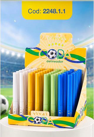 Delineador liquido c/48pcs VIVAI