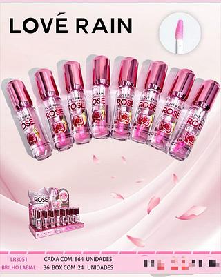 Brilho labial /24pcs Love rain