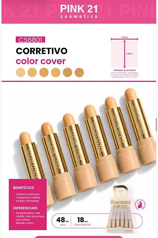 Corretivo bastao /48pcs PINK 21