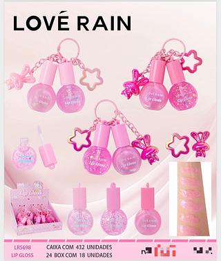 Lip gloss c/18pcs LOVE RAIN