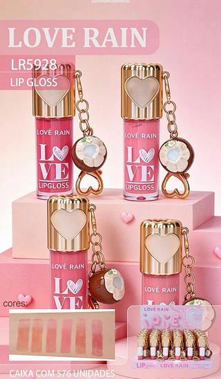 Lip gloss C/24pcs LOVE RAIN