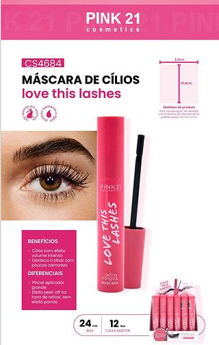 Mascara de cilios love this lashes c/24pcs PINK 21