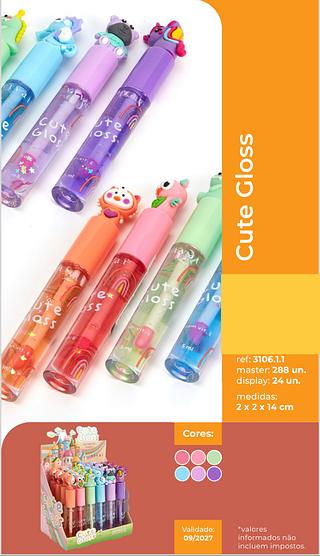 Cute Gloss com Vitamina E/ 24pçs VIVAI