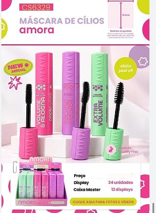 Mascara de cilios c/24pcs Pink 21