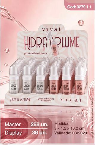 Gloss Hidratação e Volume /36pçs Vivai