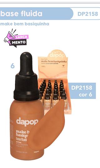 Base Fluida Vegano cor 6 c/24pcs DAPOP