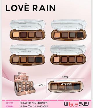 Sombra para Sobrancelha c/24pçs Love Rain