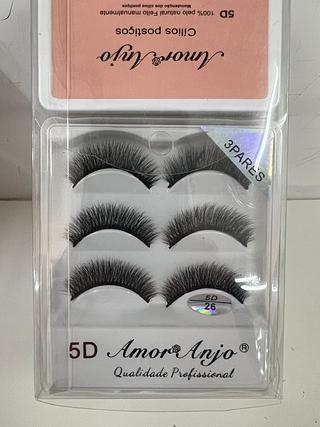 Cilios Postiços AmoreAnjo 3pares/ DZ (3A-26)