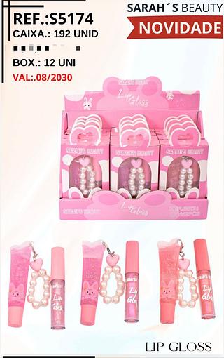 Lip gloss c/12pcs Sarah´s Beauty