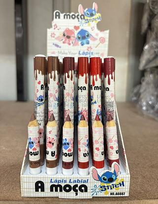 Lápis Labial Stitch c/48 pçs COR 4.5.6.10.11.12 Best Shopee