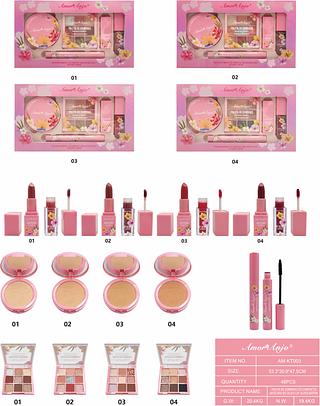 Kit de maquiagem (Rosa) /4pcs Amor anjo