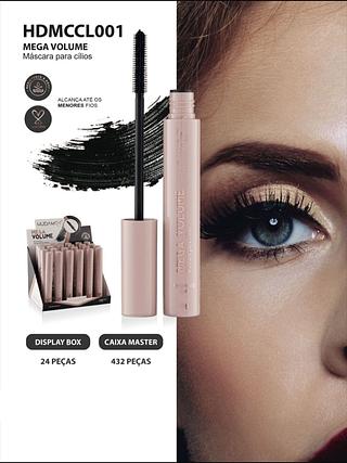 Máscara de Cilios Mega Volume c/24pçs Hudamoji
