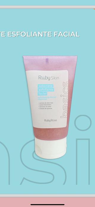 Sabonete Esfoliante Facial RUBY ROSE