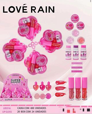 Lip gloss /24pcs LOVE RAIN