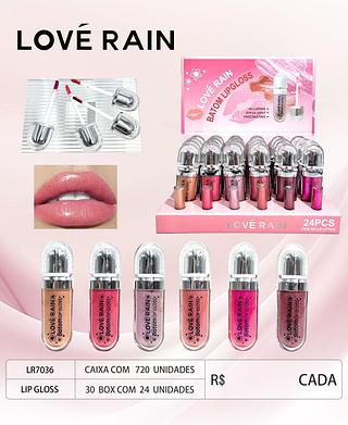 Lip gloss c/24pcs LOVE RAIN