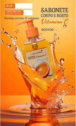 Sabonete corpo e rosto Vitamina C C/12pcs LUDURANA